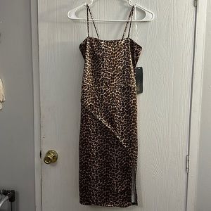 Minette cheetah print dress